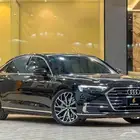 اودي A8L V6 2021 اسود خليجي تحت الضمان