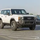 تويوتا برادو 2.4 تي اكس 1 2025 أبيض بنزين ستاندر سياحي