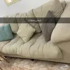 كنب ثلاث قطع قطعتين متصلة