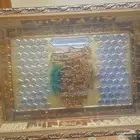 كنب زاوية ولوحة فخمه وساعة حائط ديجيتال