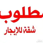مطلوب شقة عوائل