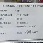 SPECIAL OFFER USED LAPTOP HP