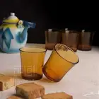 كاس شاي زجاج فرنسي