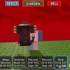 حيوانات grow a garden للبيع