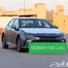 كامرى E بنزين تيتانيوم موديل 2025 اصفار سعودي كاش واقساط
