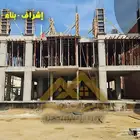 انشاء وبناء عمارة دورين وملحق عظم معا التشطيب