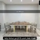 تصفية على طاولات الطعام خشب جودة عالية جدا 6 كراسي