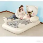 سرير هوائي قابل للنفخ بتصميم دب كبير وجديد