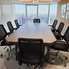 فخم طاولة اجتماع متوفر مع كراسي و بدن في توصيل نفس يوم طلب