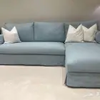 كنبة ايكيا 3 مقاعد مع أريكة طويلة