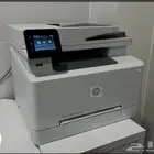 طابعة hp ليزر بحالة جيدة  حبر اسود اصلي