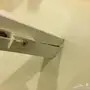 سرير طفل خشبي ابيض 