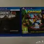 للبيع شريط كراش ps4وا ريزدنت ايفل ps4