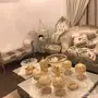 طقم كنب مع طاولات