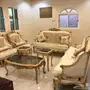 4 قطع كنب كلاسيكي مع طقم طاولات