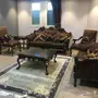 طقمين مجلس شامل (كنبات ستاير طاولات فرشة)