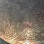 صحن نحاس قديم تراث 