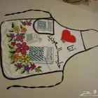 مريلة لبس مطبخ وطبخ قديمة بشعارات قديمة