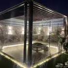 شفافات جلسات واجهه اماميه شفاف واجهه خيام بيوت شعر