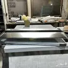 مصب جداري شلال ستيل نزول نافورة