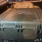 شنطه جيشيه اللون اخضر زيتي كبيرة حجم ونظيفه