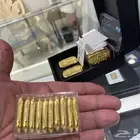 أصغر حجم 50 و 100 جرام ذهب سويسرية اصلية بشهادة وفاتورة