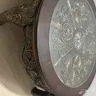 طاولات كلاسيك خشب بني