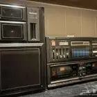 NATIONAL PANASONIC SG-420W STEREO DOUBLE CASSETTE RECEIVER