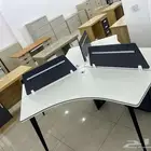 محطة عمل بتصميم بيضاوي مع خدمة توصيل مجانية في جدة