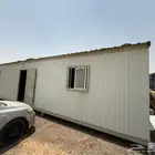 بركس غرفتين ومطبخ وحمام 12 متر مستعمل نظيف غرف