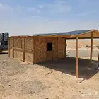 غرف خشب ضد المطر وشمس