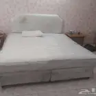 سرير دبل مع مرتبة جديدة