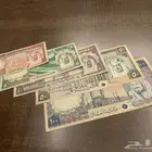 (تم البيع)طقم عملات ورقيه سعودي عهد الملك خالد