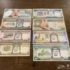 (تم البيع)طقم عملات ورقي كامل عهد الملك فهد