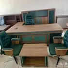 طقم مكتب فخم مدير كراسي كنب