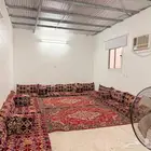 للايجار السنوي استراحة مؤثثه بالكامل مع ارض مساحتها 4500