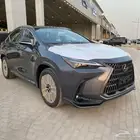 لكزس NX 350CC بنزين 2025 رماادي داخلي احمر.