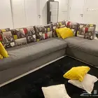 كنب حرف L مودرن