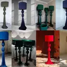 مصباح ديكور أرضي بخيوط فاخرة   تصميم عصري يدوي