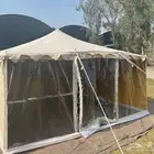 خيمة خيام القصر رواق شفاف 4x4 ياردة السنيدي للخيام