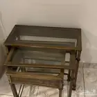 مجموعة اثاث ساعة ثلاث طاولات  لوحات 80 ريال
