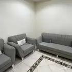 كنب بالون الرمادي بحاله جيده