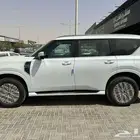 نيسان باترول بلاتنيوم تنفس طبيعي سعودى ابيض ورصاصى 2025