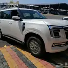 نيسان باترول بلاتينيوم 6 سلندر V6 تنفس طبيعي 2025 ابيض