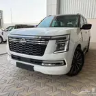 نيسان باترول بلاتنيوم موديل 2025 سقف أسود ممشى 4700 كم