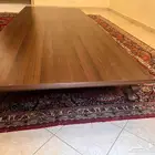 طاولة طعام أرضية ثلاثة متر خشب طبيعي