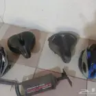 مقاعد سيكلات و خوذ سيكلات للبيع