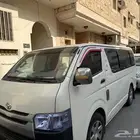 تويوتا للإيجار مع سائق للمدرسة أو العمل أو الموظفين أو لأ