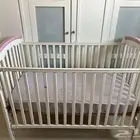 الخرج سرير اطفال مع المرتبة