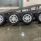 للبيع 4 جنوط جمس اصليه GM مع الكفرات